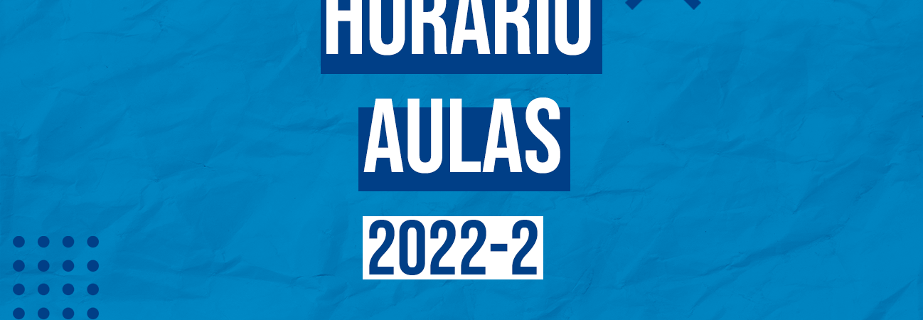 Horário das Aulas e Salas Compartilhadas 2022-2