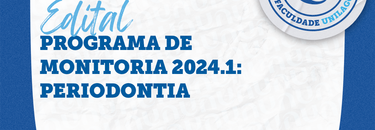 Edital Programa de Periodontia 2024.1