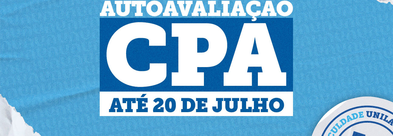 Participe da Avaliação do Corpo Docente (CPA)