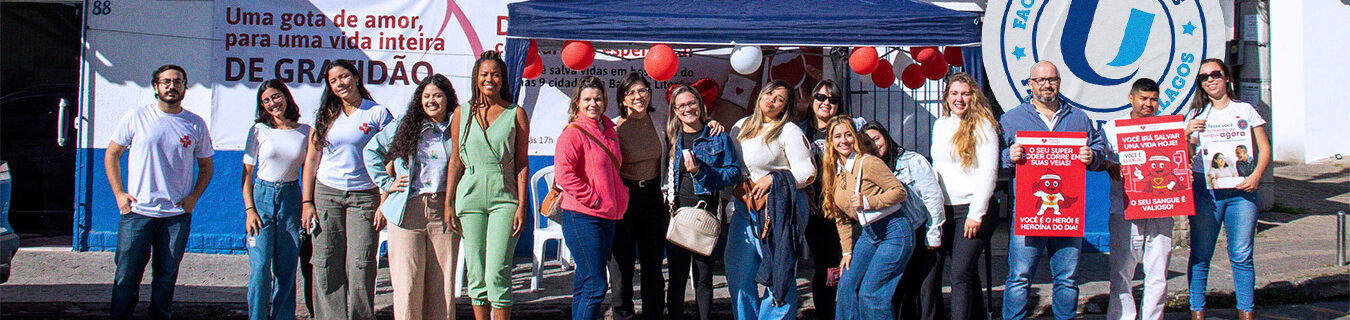 Alunos promovem campanha no Dia Mundial do Doador de Sangue